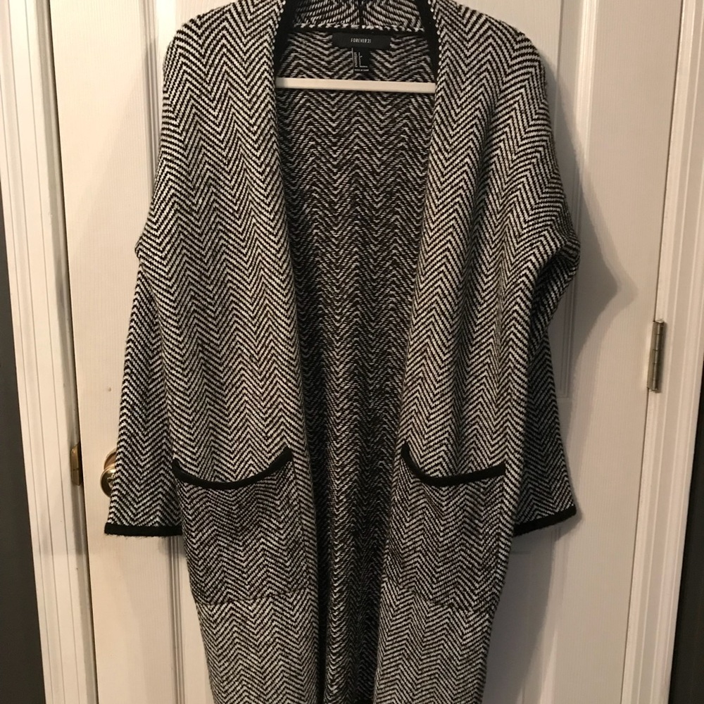 Chevron knit cardigan from forever21